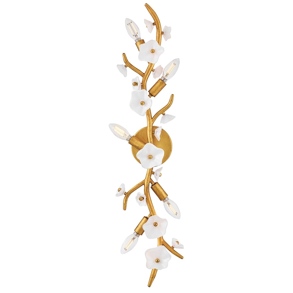 Fredrick Ramond FR41632 Azalea 5 Light 32" Tall Wall Sconce
