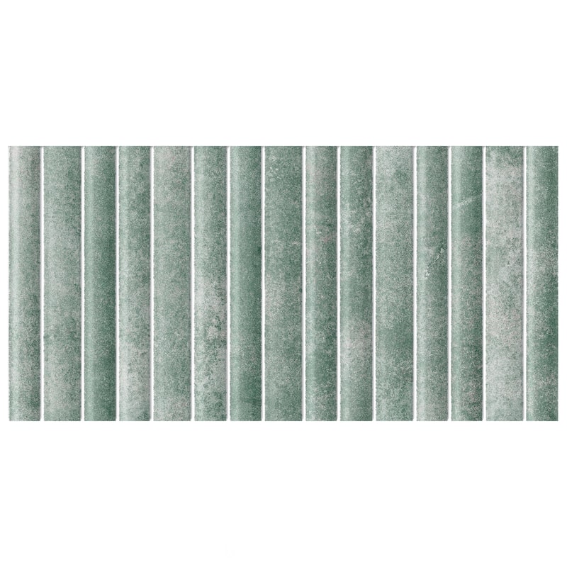 Merola Tile Rubik Aloe 5-7/8" x 11-3/4" Ceramic Wall Tile