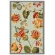 preview thumbnail 46 of 124, SAFAVIEH Handmade Chelsea Nataly French Country Floral Wool Rug 2'6" x 4' - Light Blue
