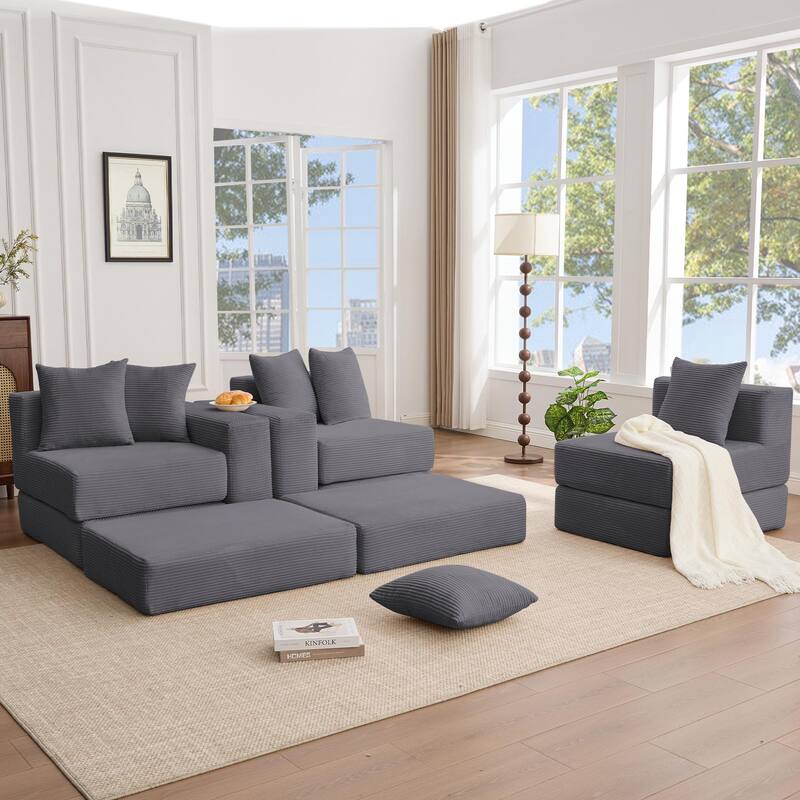 10-in-1 Convertible Sofa Sectional