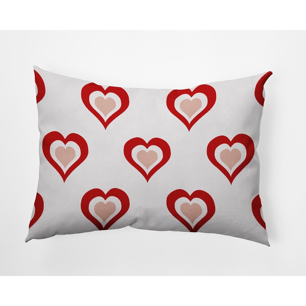 Burnin' Love Valentines Day Decorative Throw Pillow
