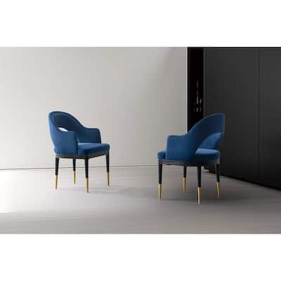Manhattan Comfort Modern Carrington Velvet Dining Armchair