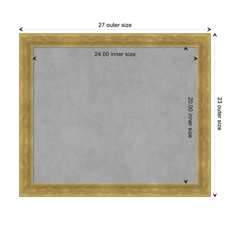 Amanti Art Angled Gold Framed Magnetic Board - Board Size 24x20