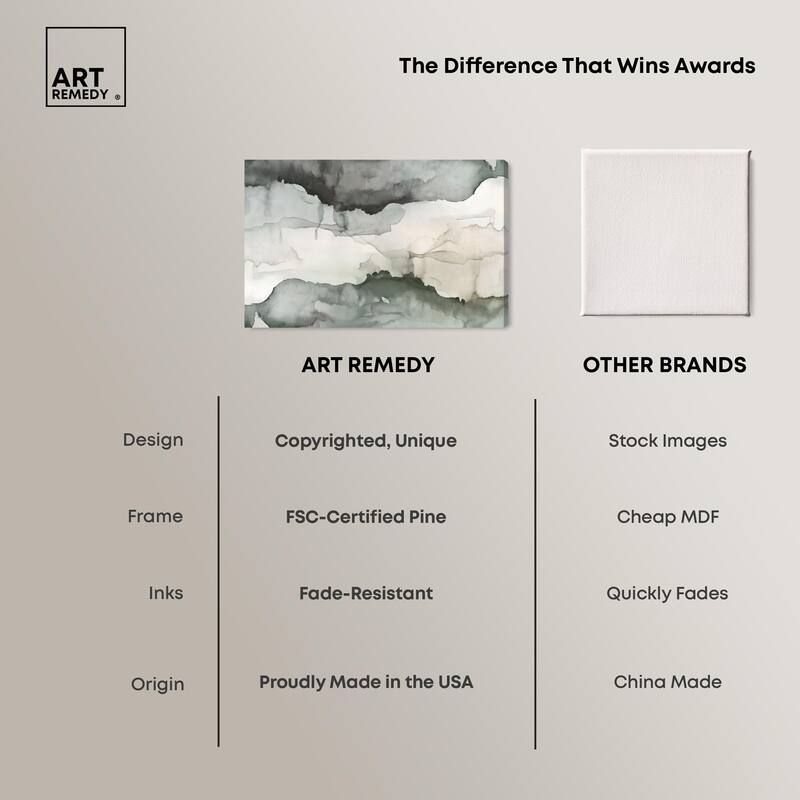 Pigment Flow Canvas by Art Remedy, Gallery Wrapped