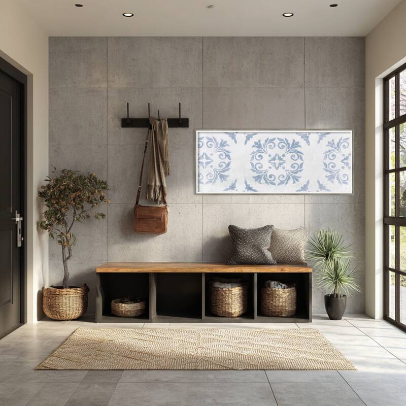 Amanti Art Framed Fabric Pinboard Textures IX by Wellington Studio Printed Bulletin Board