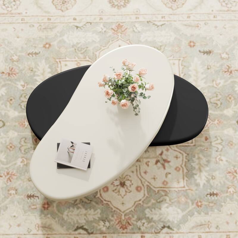 JASIWAY Modern Creative Rotating Coffee Table