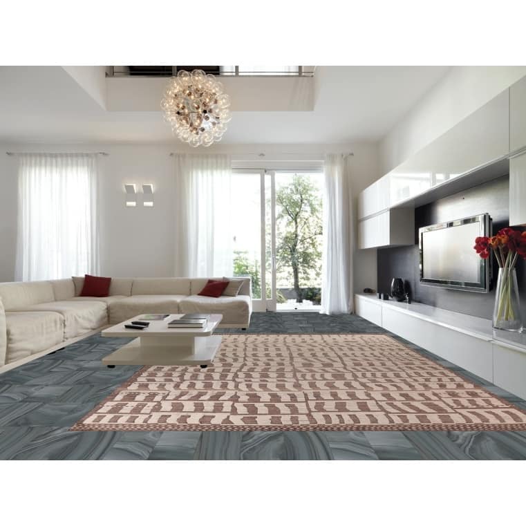 Moroccan Oriental Large Area Rug Handmade Wool Carpet - 11'8"x 16'2"