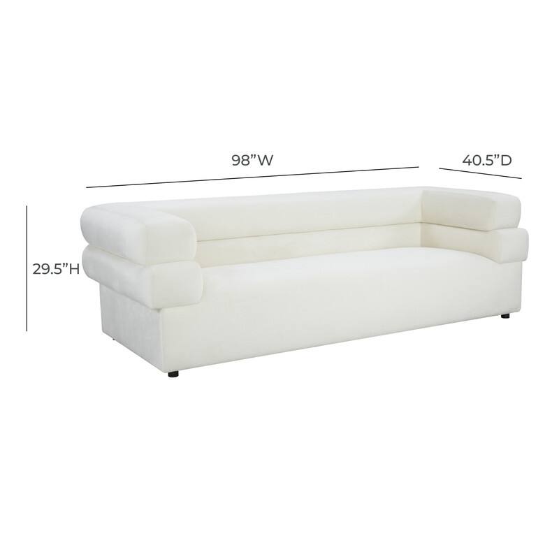 Elsa Upholstered Sofa by Inspire Me Home Decor