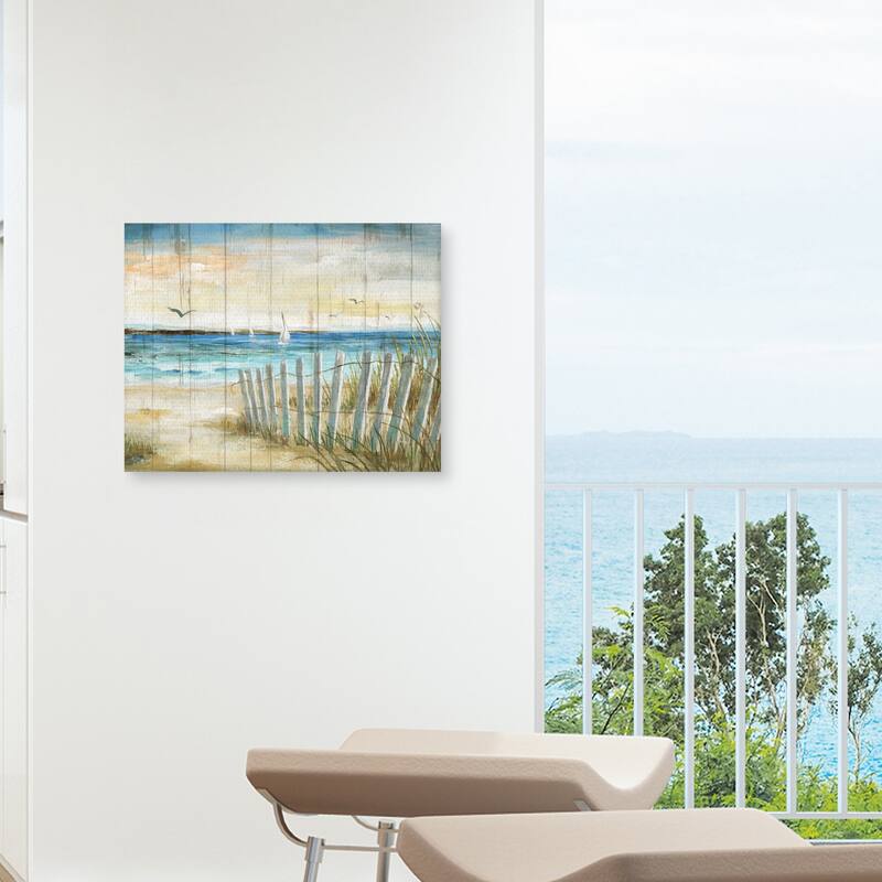 Coastal Causeway by Nan Canvas Art Print