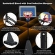 preview thumbnail 6 of 7, Portable Basketball Hoop,Adjustable Height 8.04ft to 10.01ft,39 inch Backboard with Rebound System, w/Rebound Board & Wheels