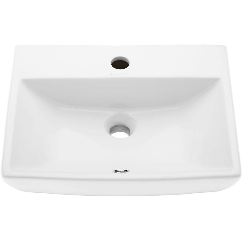 Swiss Madison Sublime 17-3/4" Rectangular Ceramic Wall Mounted - White