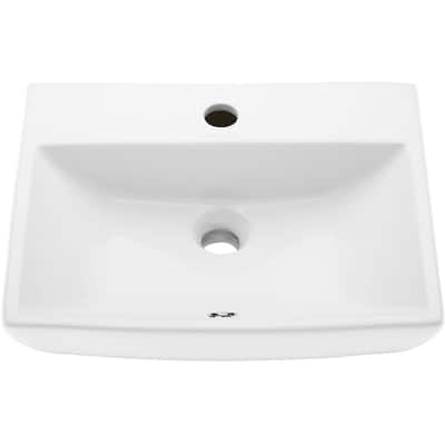 Swiss Madison Sublime 17-3/4" Rectangular Ceramic Wall Mounted