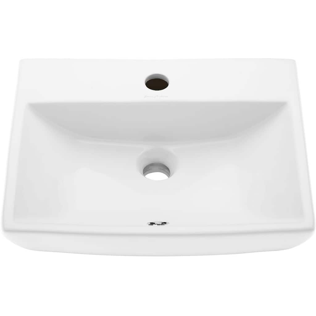 Swiss Madison Sublime 17-3/4" Rectangular Ceramic Wall Mounted