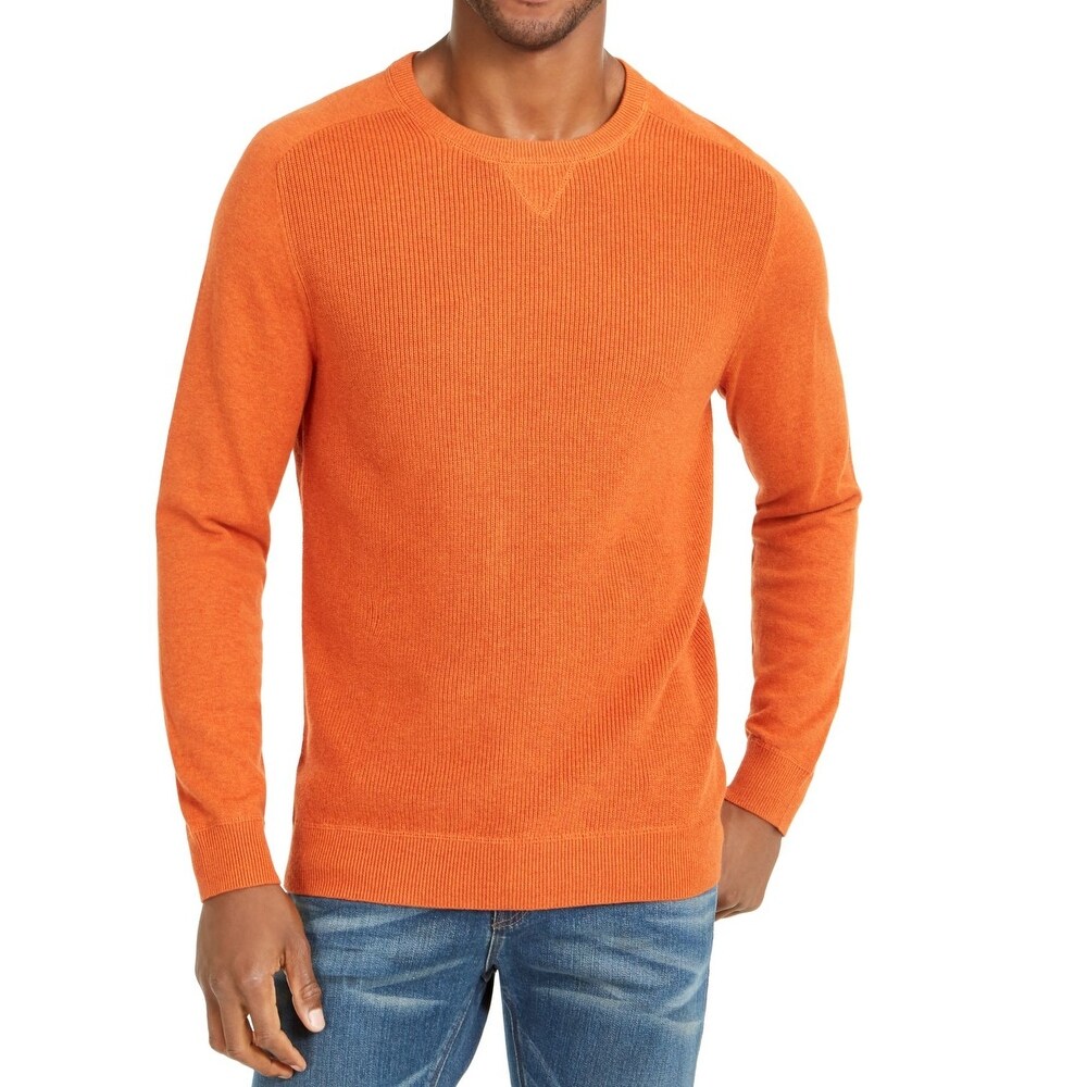 Burnt orange mens sweater Clearance
