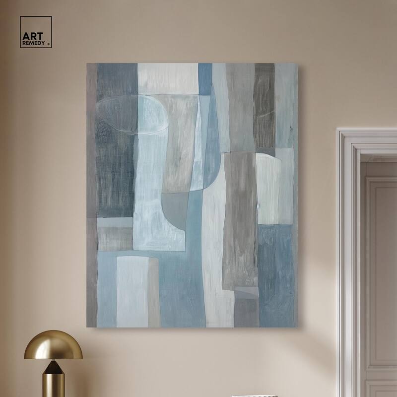 Tessellated Tones III Canvas by Art Remedy, Gallery Wrapped