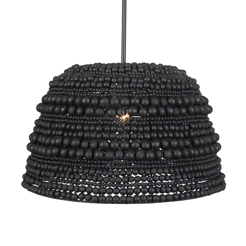 Uttermost 21623 Persephone 21" Wide Wood Pendant