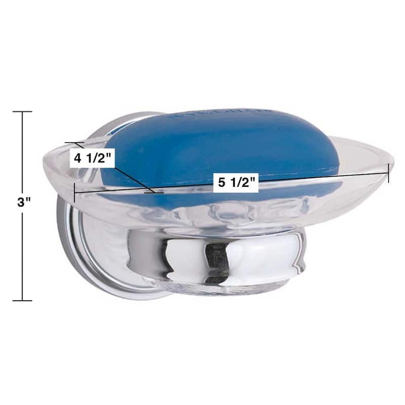 Victorian Soap Dish Chrome Brass Porcelain Holder | Renovator's Supply