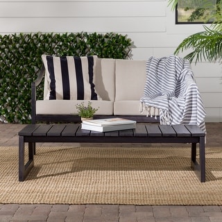 Walker Edison Solid Wood Patio Coffee Table - Bed Bath & Beyond - 37192371