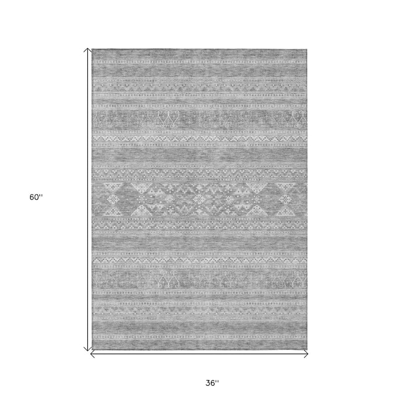 HomeRoots Southwestern Transitional Rectangle Outdoor Rug
