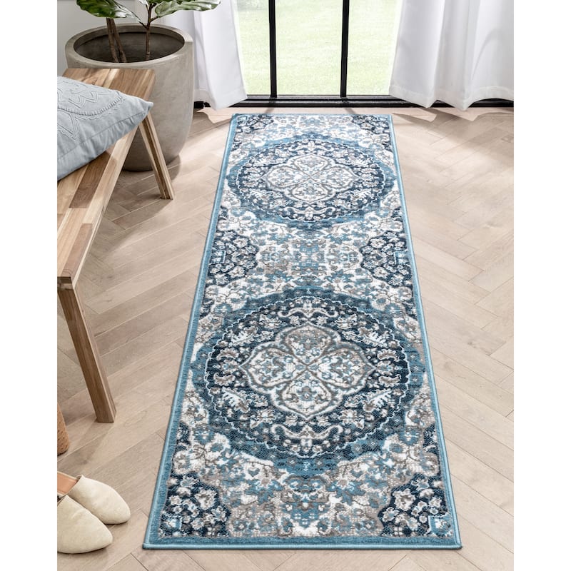 Well Woven Dulcet Granada Oriental Medallion Persian Vintage Area Rug