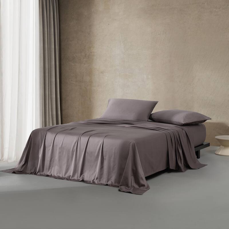 Calvin Klein Pearl Edge Cotton Sateen Sheet Set