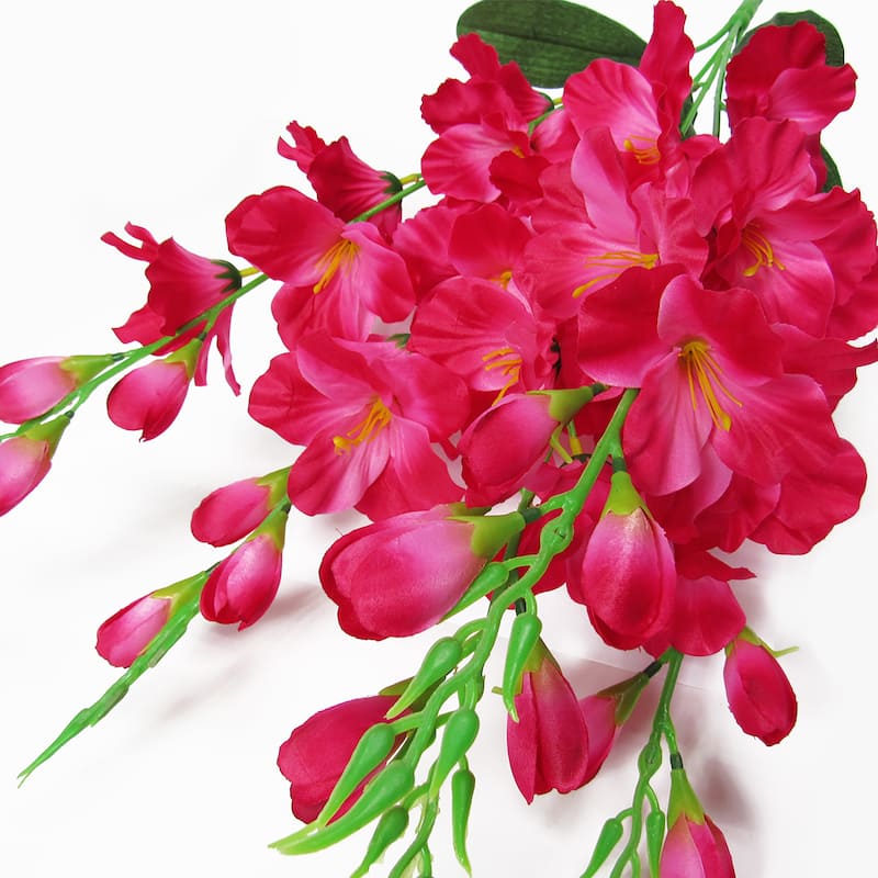 Artificial Gladiolus Flower Stem Bush Bouquet 26in