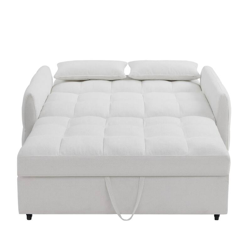Pull-out Tufted Sofa Bed