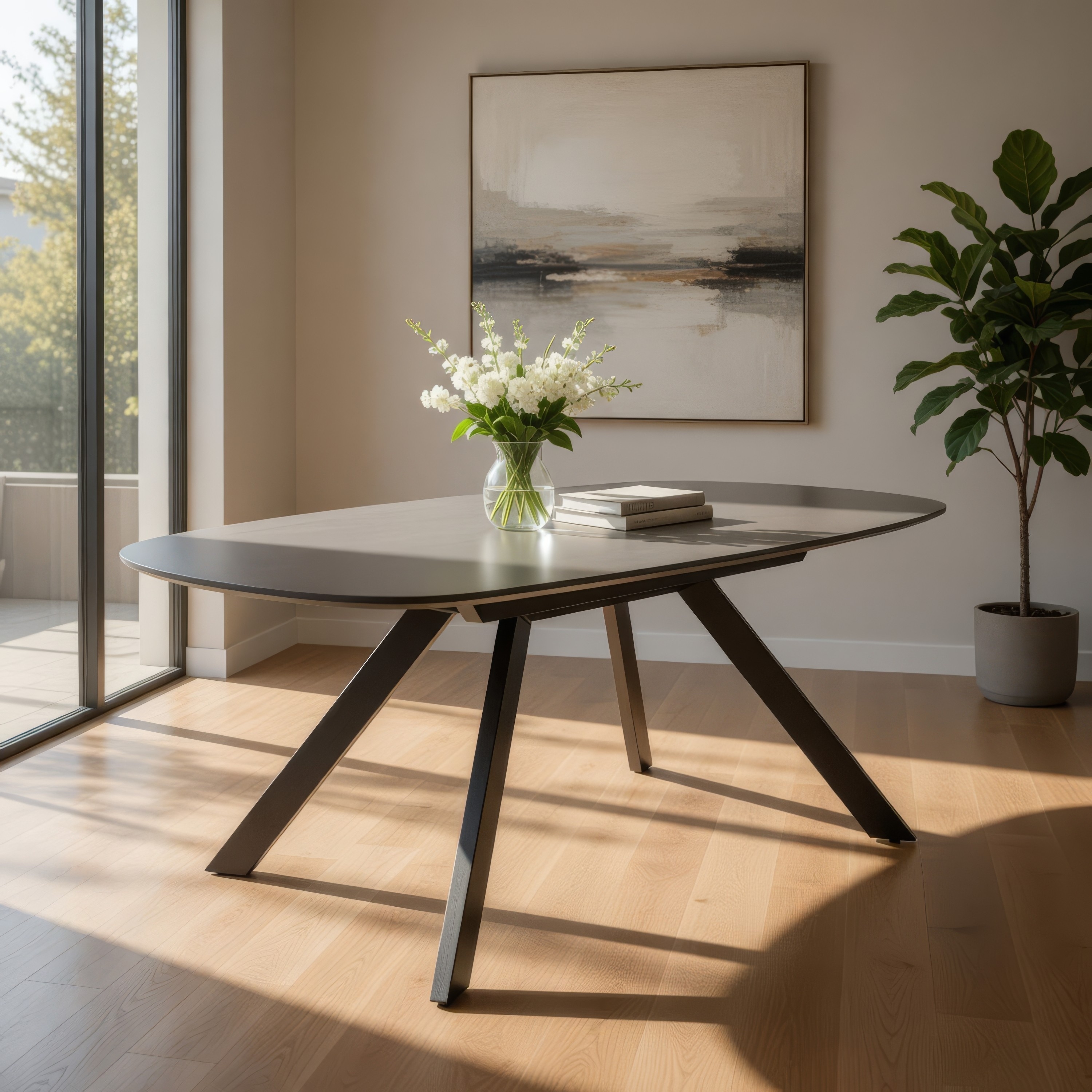 LANDSCAPE PRODUCTS　V.K DINING TABLE Ziva-Dining-Table,-3D-Cut-Edge
