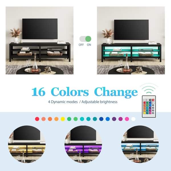 Large TV Stand for 75/85/100 Inch TV, Classic Wood TV Console