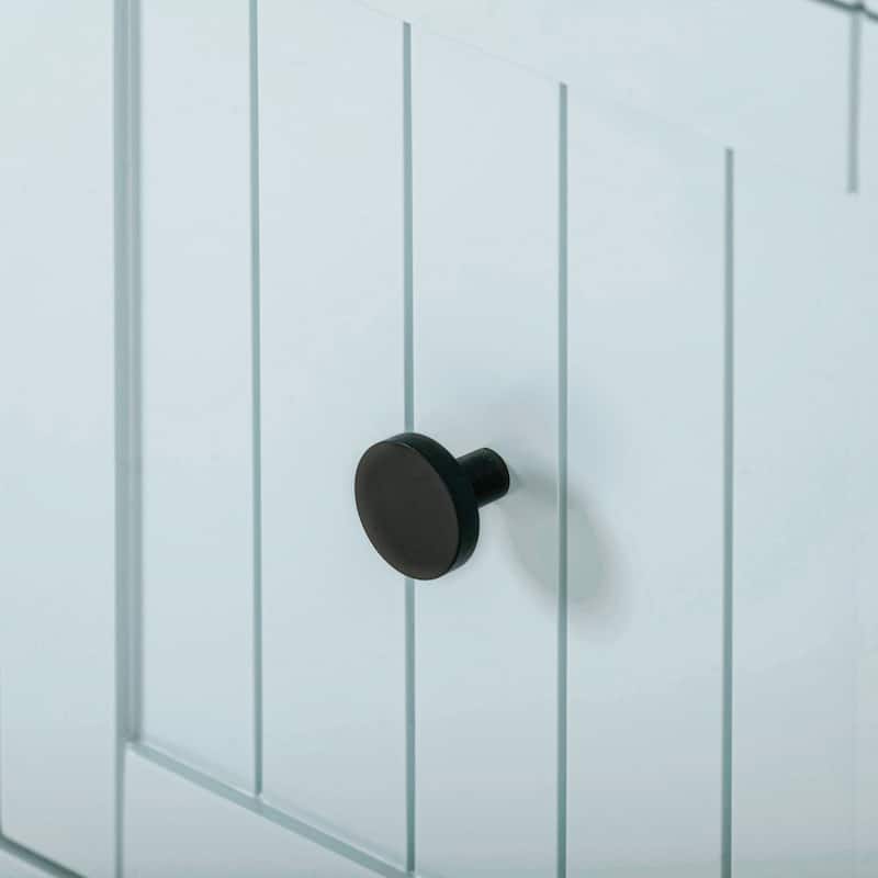 Avanity LAYLA-VS37-WT Layla 36" Free Standing Single Basin Vanity Set - Ice Blue