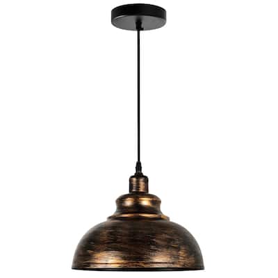 Vogel 1 Light Down Mini Pendant With Antique Copper Finish - Antique Copper