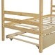 preview thumbnail 47 of 49, Roof styled wooden bed with trundle