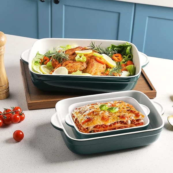 Casserole Dish for Oven, Ceramic Non-Stick Roasting Baking Dish