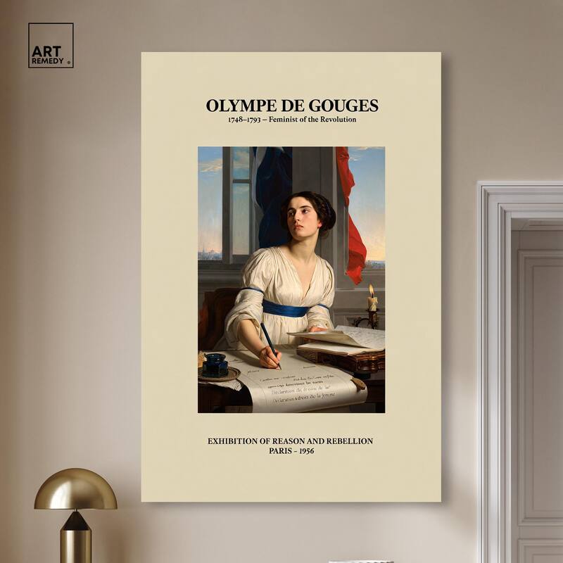 Intellectual Olympe Canvas by Art Remedy, Gallery Wrapped