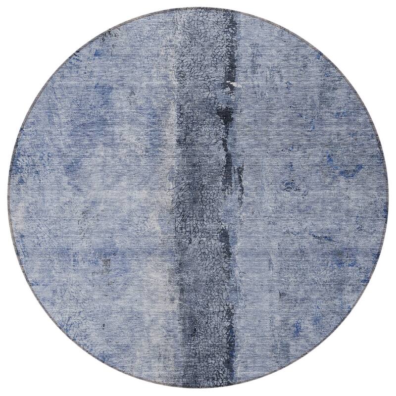 Dave Unique Abstract Spill-Resistant Blended Style Outdoor Rug