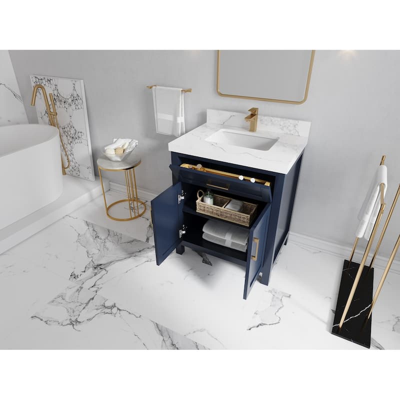 Willow Collections 30 in. W x 22 in. D Cambridge Single Sink Bathroom Vanity with Countertop