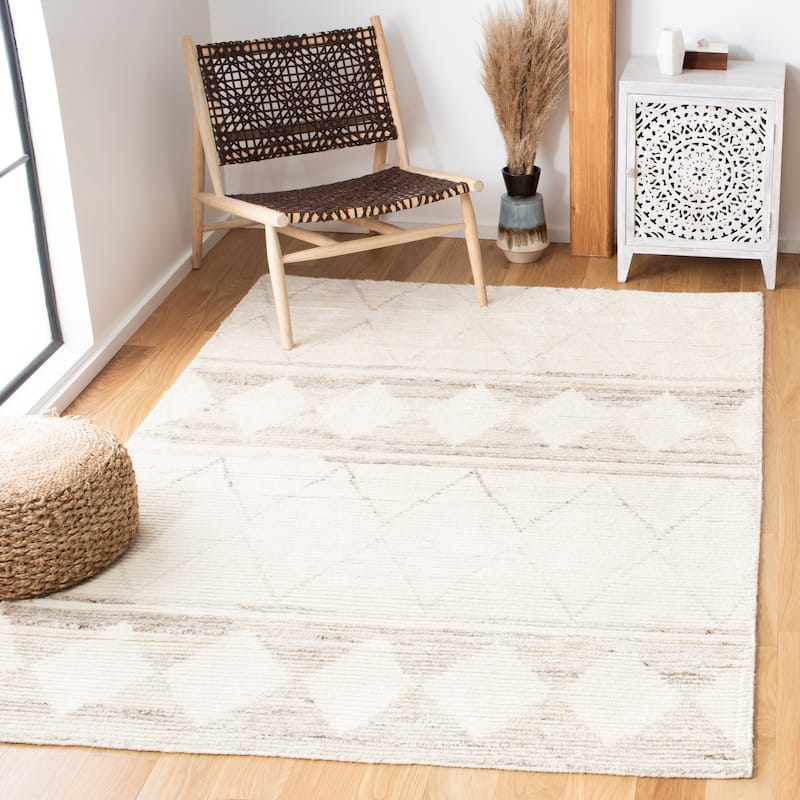 SAFAVIEH, Handmade Casablanca Shag Cettina Moroccan Wool Rug
