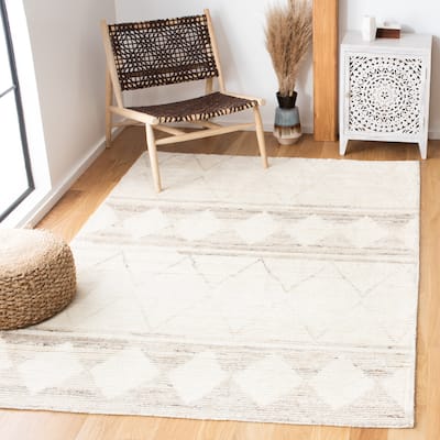 SAFAVIEH, Handmade Casablanca Shag Cettina Moroccan Wool Rug
