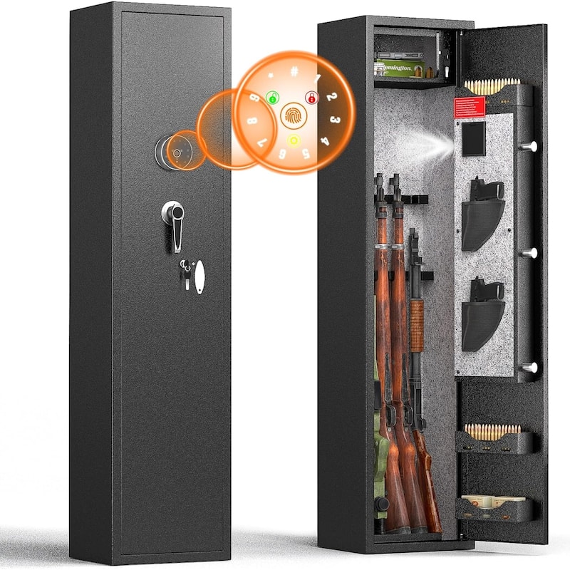 5-10 Rifle Safe Quick Access Long Gun Safe Shotgun Rifle Cabinet