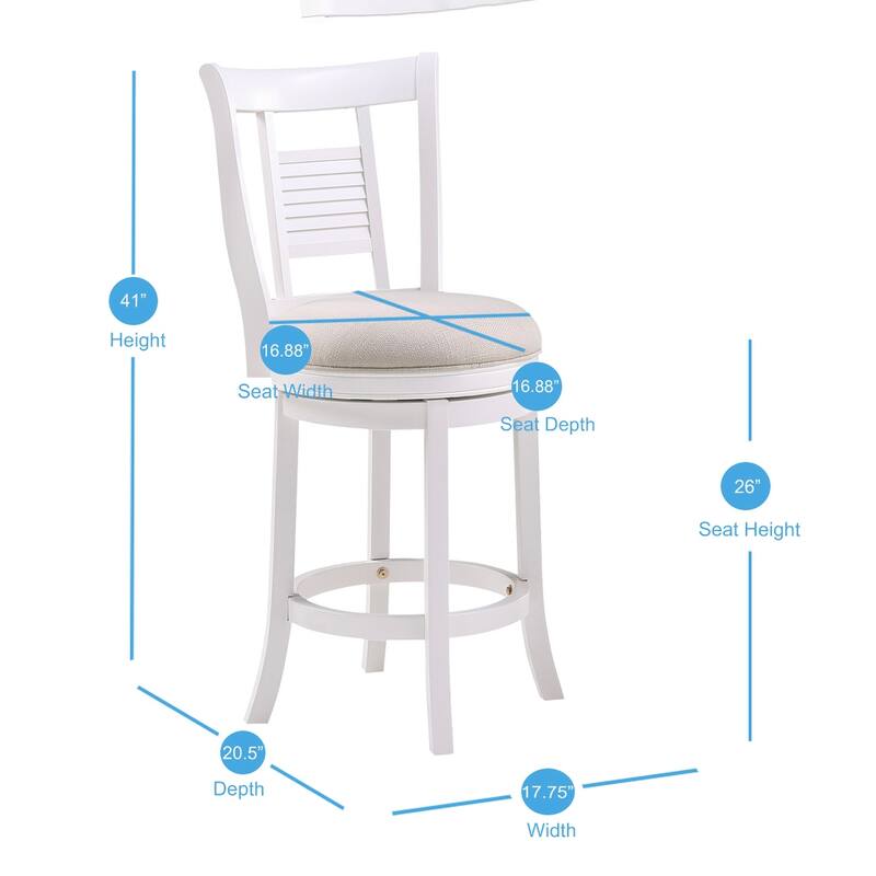 Gable Swivel Counter Stool
