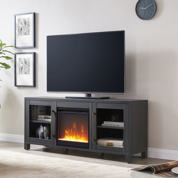 Quincy TV Stand with Fireplace Insert On Sale Bed Bath