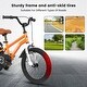 preview thumbnail 20 of 54, Adjustable 14" & 16" Kids Bike with Training Wheels, Safe Brakes & Easy Assembly