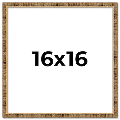 16x16 Frame Gold Kingsley Distressed Solid Wood Picture Frame Width