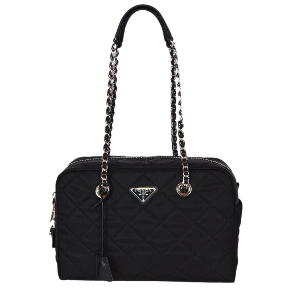 prada quilted shoulder bag