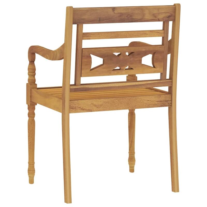 vidaXL Garden Dining Set Teak Wood Medium Seats Many - 39.4 x 78.7 x 29.5