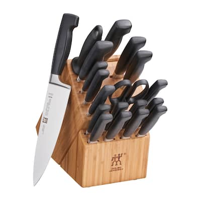 ZWILLING Four Star 20-pc Knife Block Set - Black