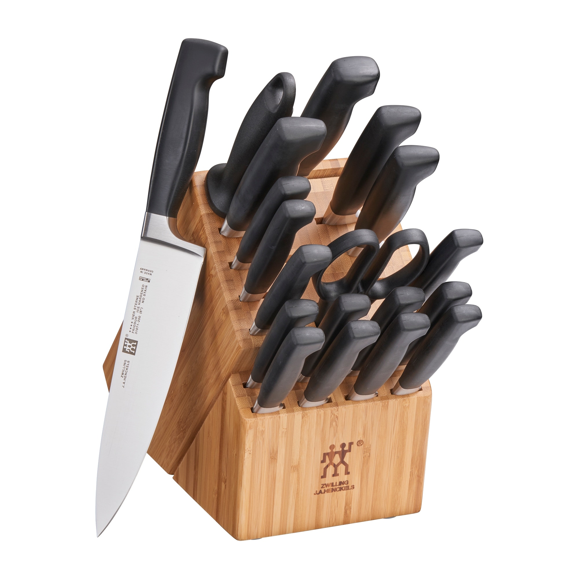 ZWILLING Four Star 20-pc Knife Block Set - 20-piece