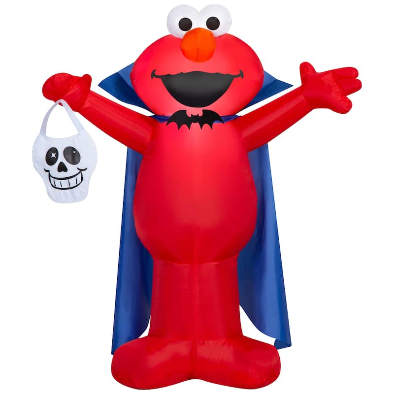 Airblown-Elmo as Vampire w/Skull-Sesame Street