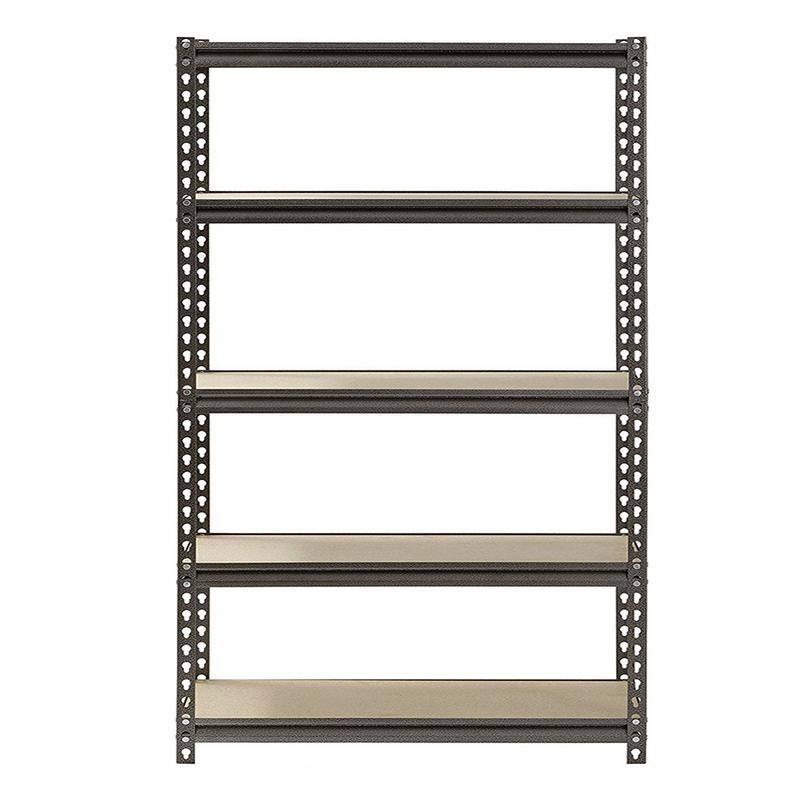 5 Tier Heavy Duty Storage Shelf Garage Shelving Unit Bookcase 2 Colors