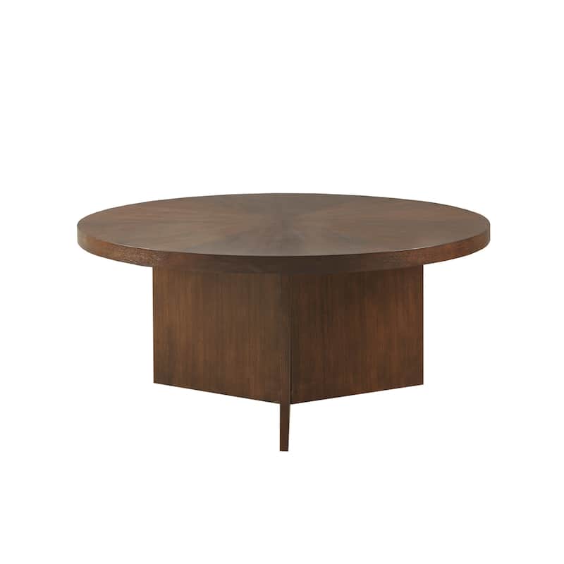 Martha Stewart Sadie Brown Round Coffee table